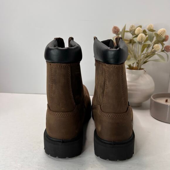 Timberland PRO Direct Attach 6-inch Steel Toe Waterproof Boot Brown Men 11 NWOB - Picture 4 of 9